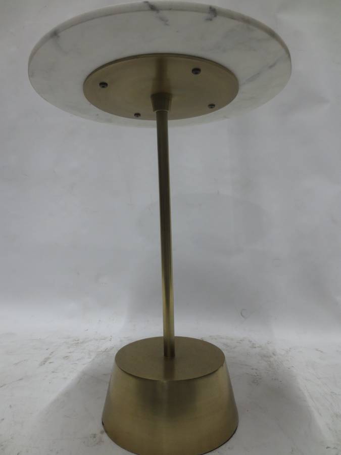 West Elm Maisie Side Table with Marble Top - Bygone Icons