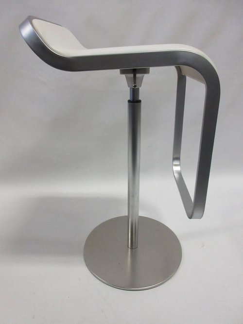 Lapalma LEM Adjustable Stool in White - Bygone Icons
