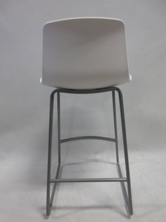Coalesse Enea Lottus Bar Height Stool with Grey Seat