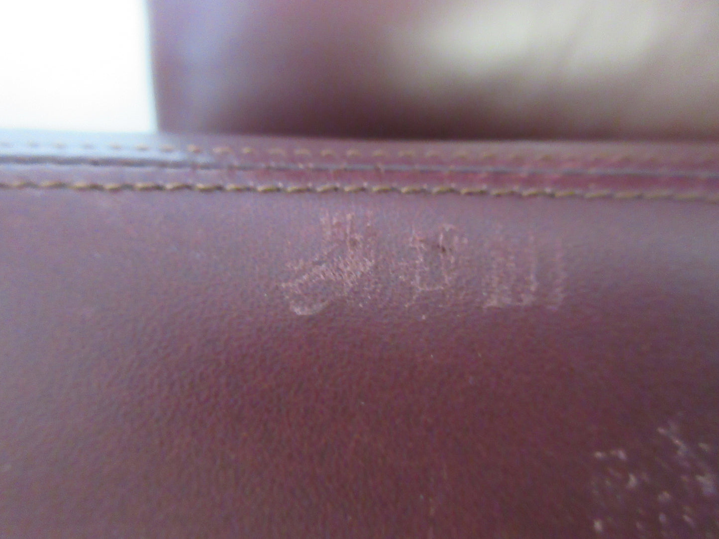 Knoll Pfister Lounge Chair in Maroon Leather