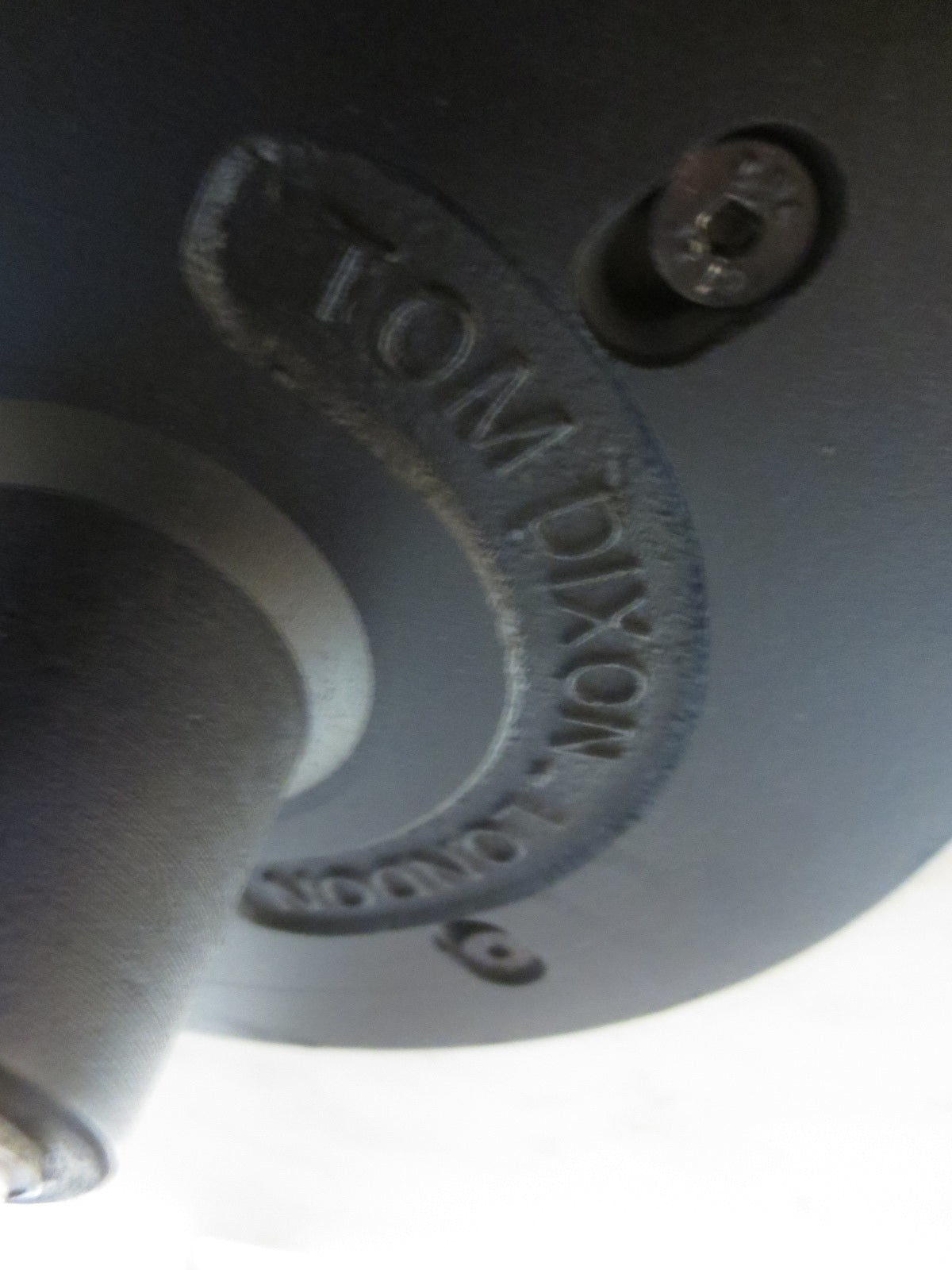 Tom Dixon Screw Side Table with White Marble Top