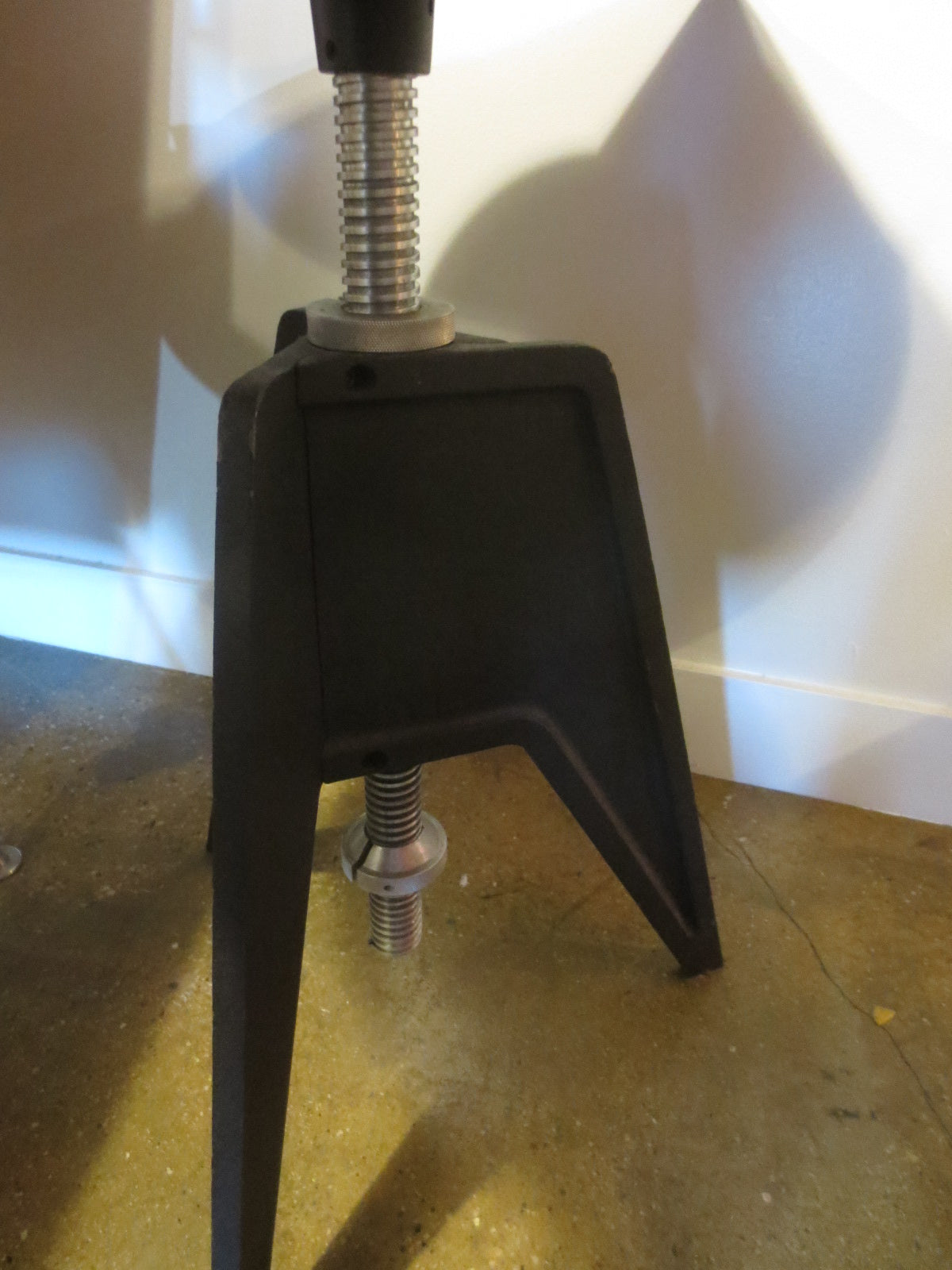 Tom Dixon Screw Side Table with White Marble Top