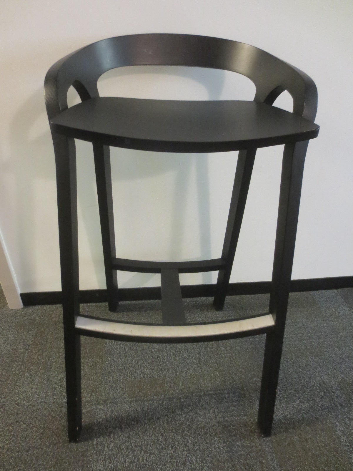 Mattiazzi She Said Bar Height Stool in Black Ash