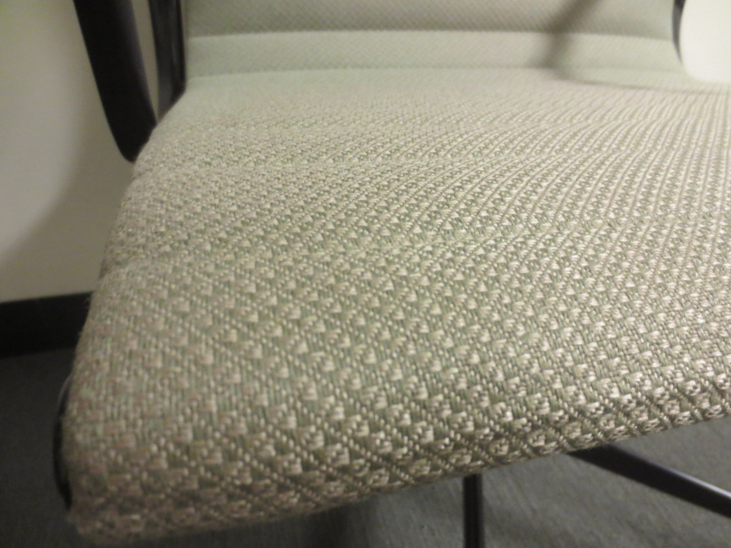 Herman Miller Eames Management Chair with Black Frame and Grey Fabric