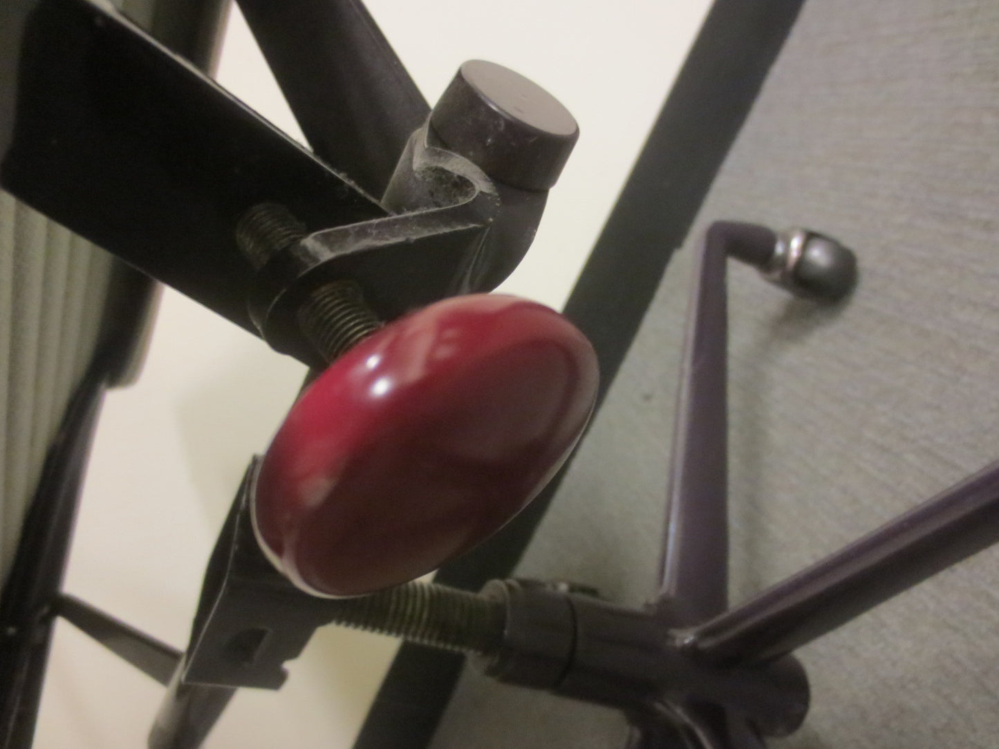 Herman Miller Eames Management Chair with Black Frame and Grey Fabric