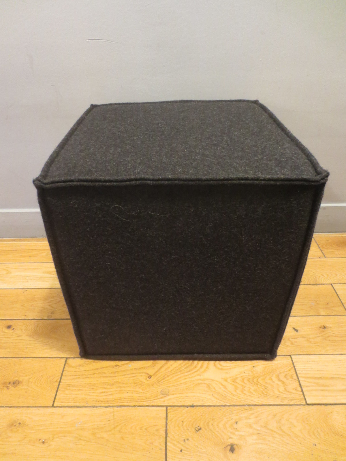 Blu Dot Otto Cube Ottoman in Black