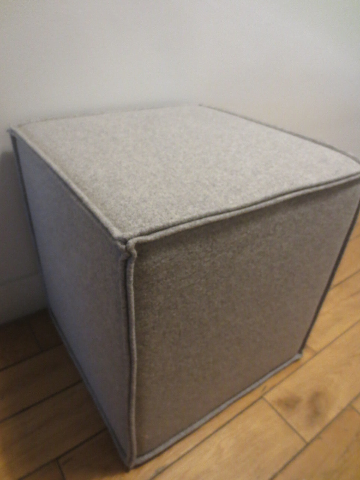 Blu Dot Otto Cube Ottoman in Grey
