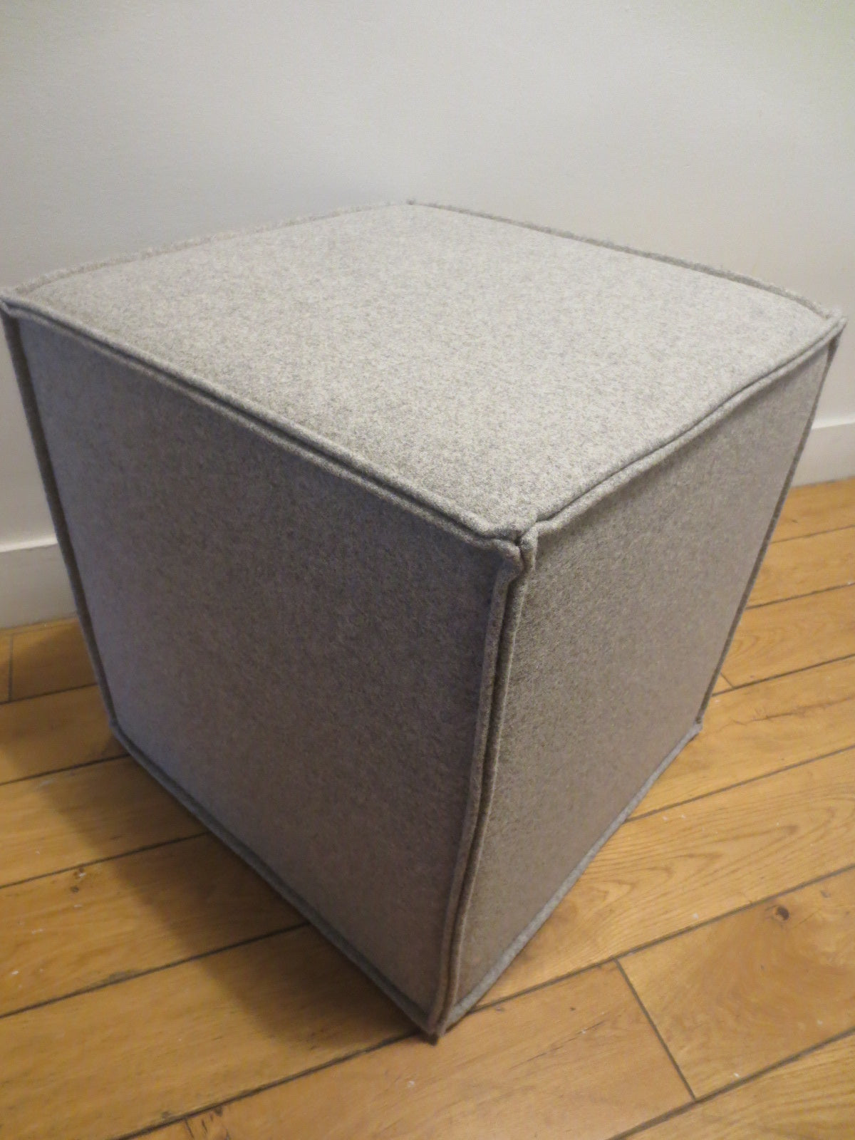 Blu Dot Otto Cube Ottoman in Grey