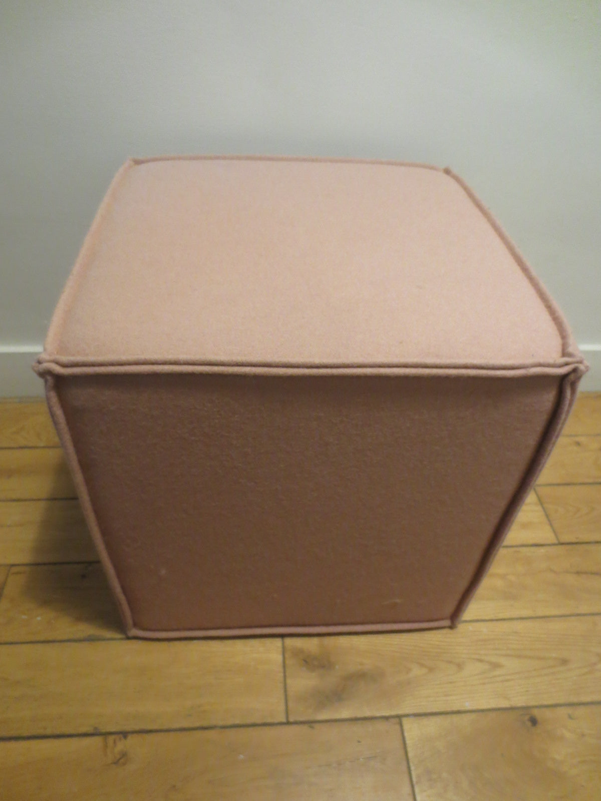 Blu Dot Otto Cube Ottoman in Wheat