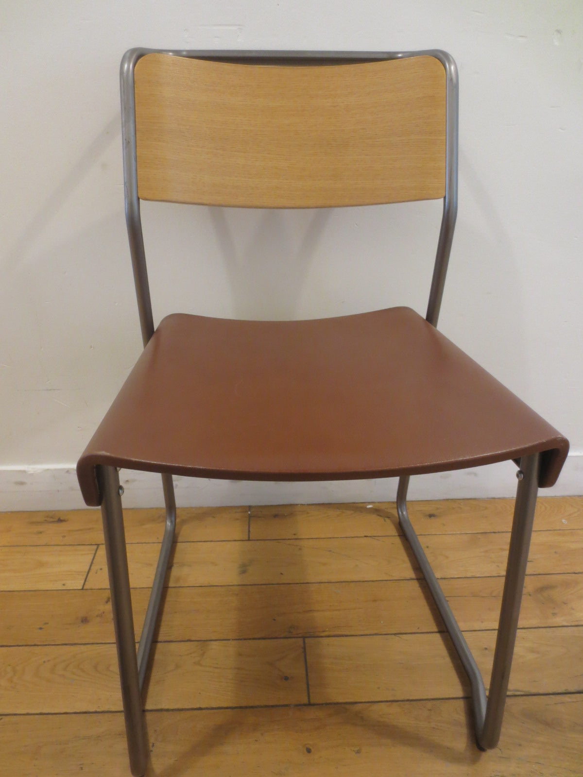 VG&P Canteen Dining Chair with Dark Frame