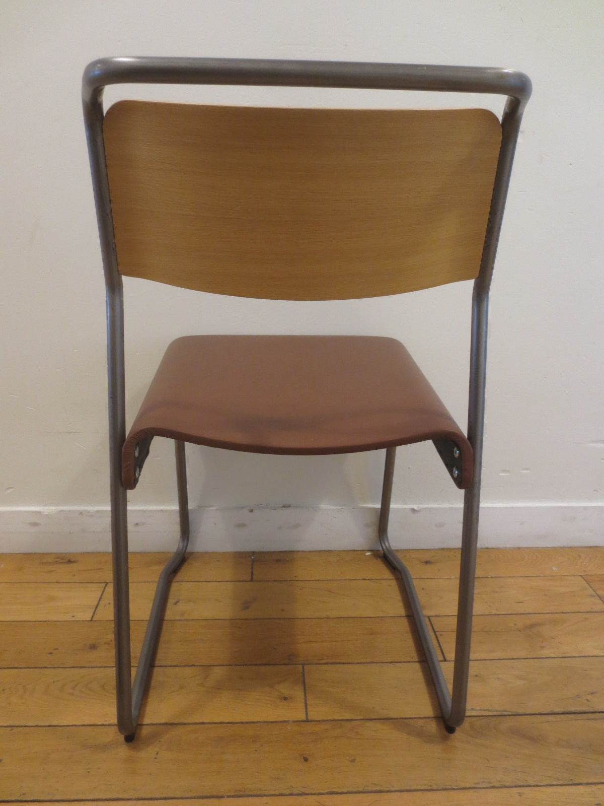 VG&P Canteen Dining Chair with Dark Frame