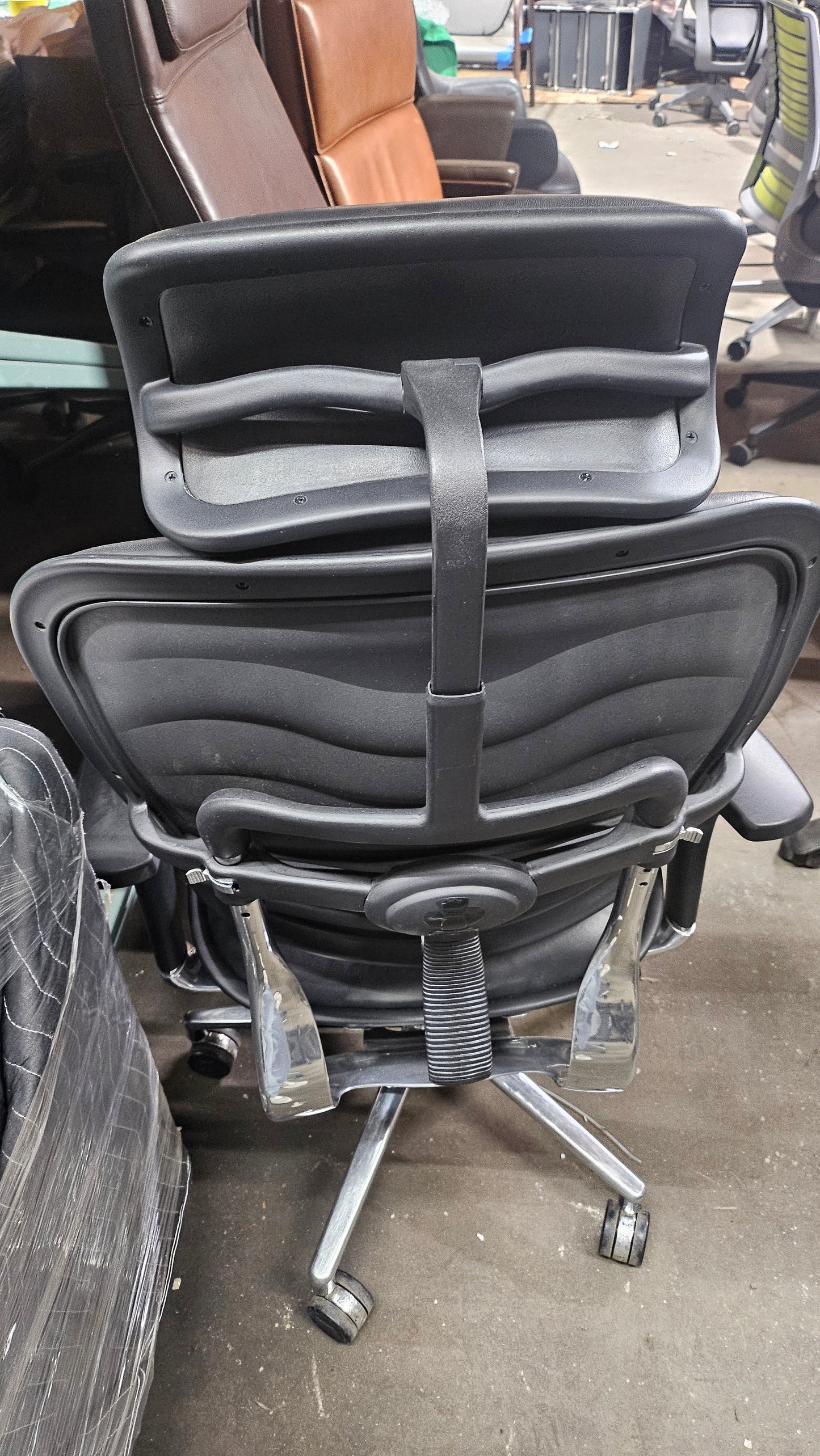 Eurotech Ergohuman Eco-Leather Office Chair with Headrest