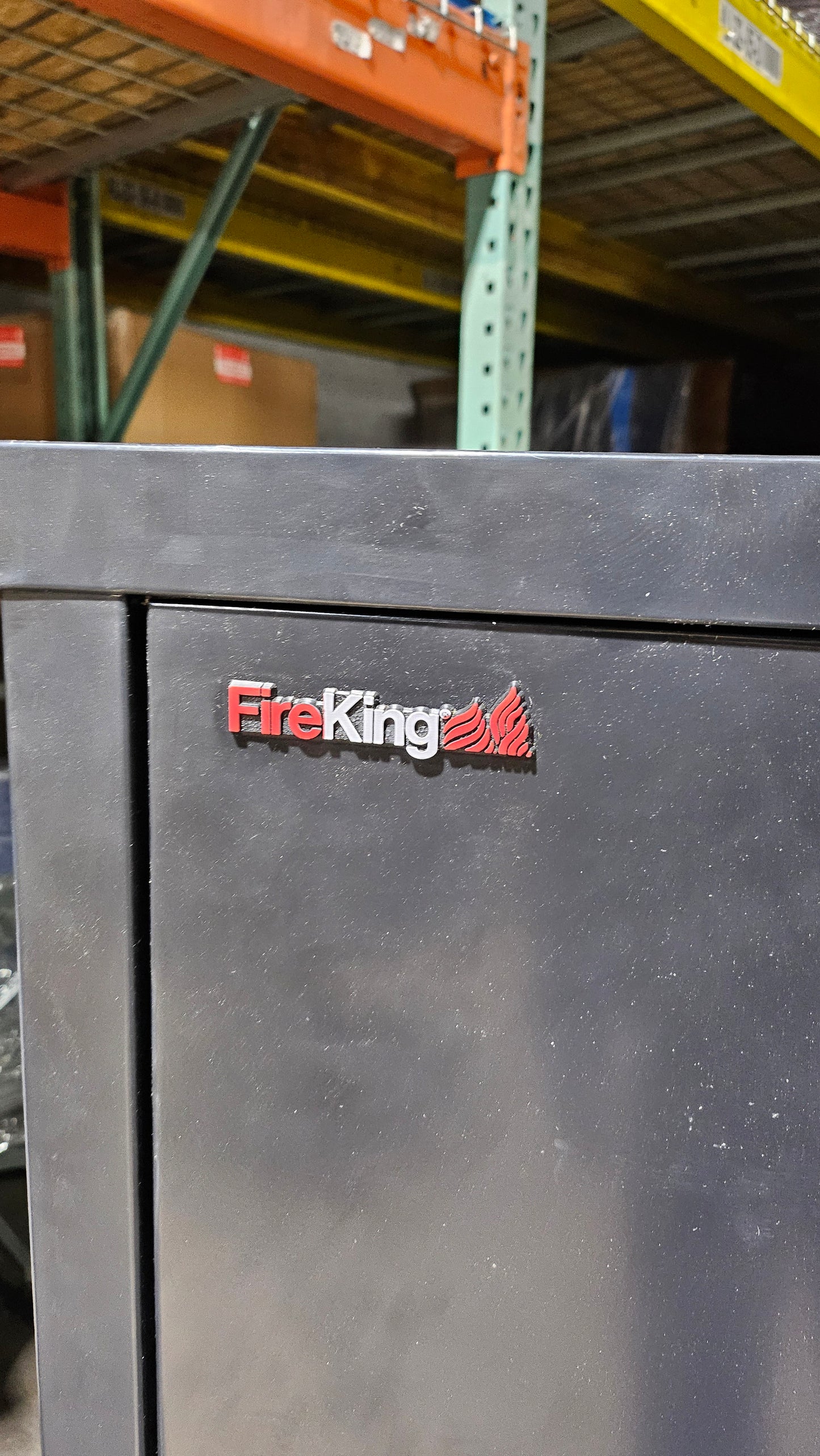 FireKing 4-Drawer Fireproof 44-in Lateral File Cabinet in Black