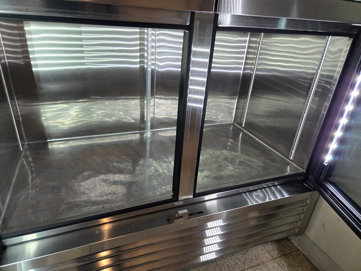 True T-49-G Two-Section Four-Glass Door Reach-In Commercial Refrigerator