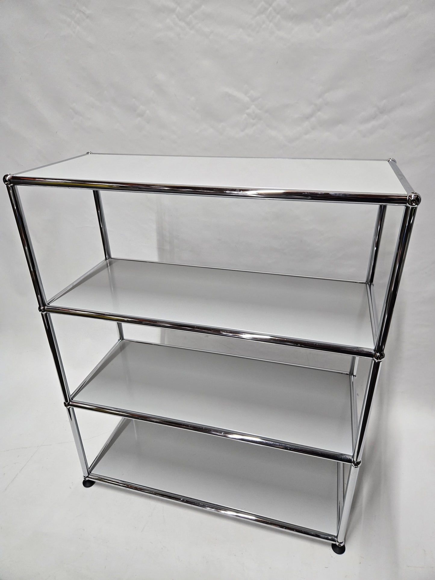 USM Haller 1x3 3-Shelf Bookcase in Light Grey