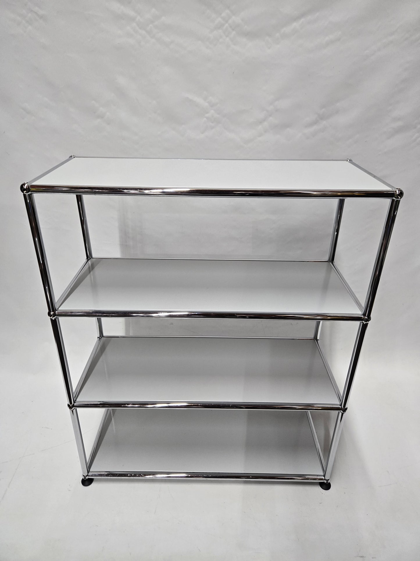 USM Haller 1x3 3-Shelf Bookcase in Light Grey