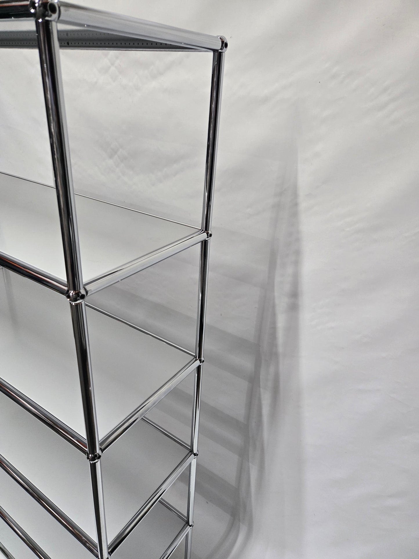 USM Haller 1x5 5-Shelf Bookcase in Light Grey
