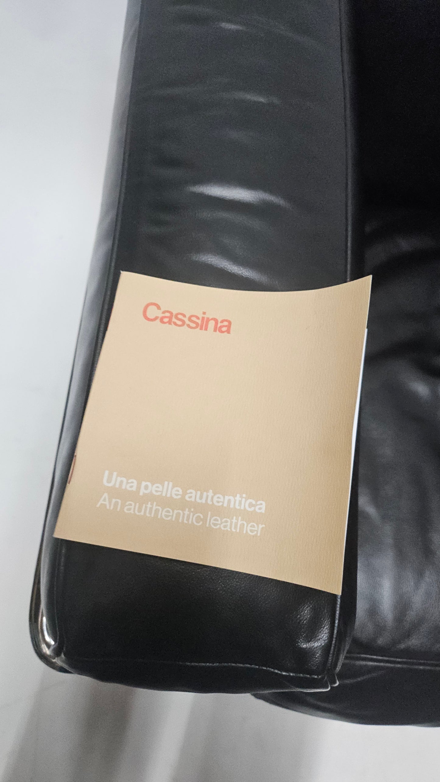Cassina Le Corbusier LC2 Petit Modele Armchair in Black Leather