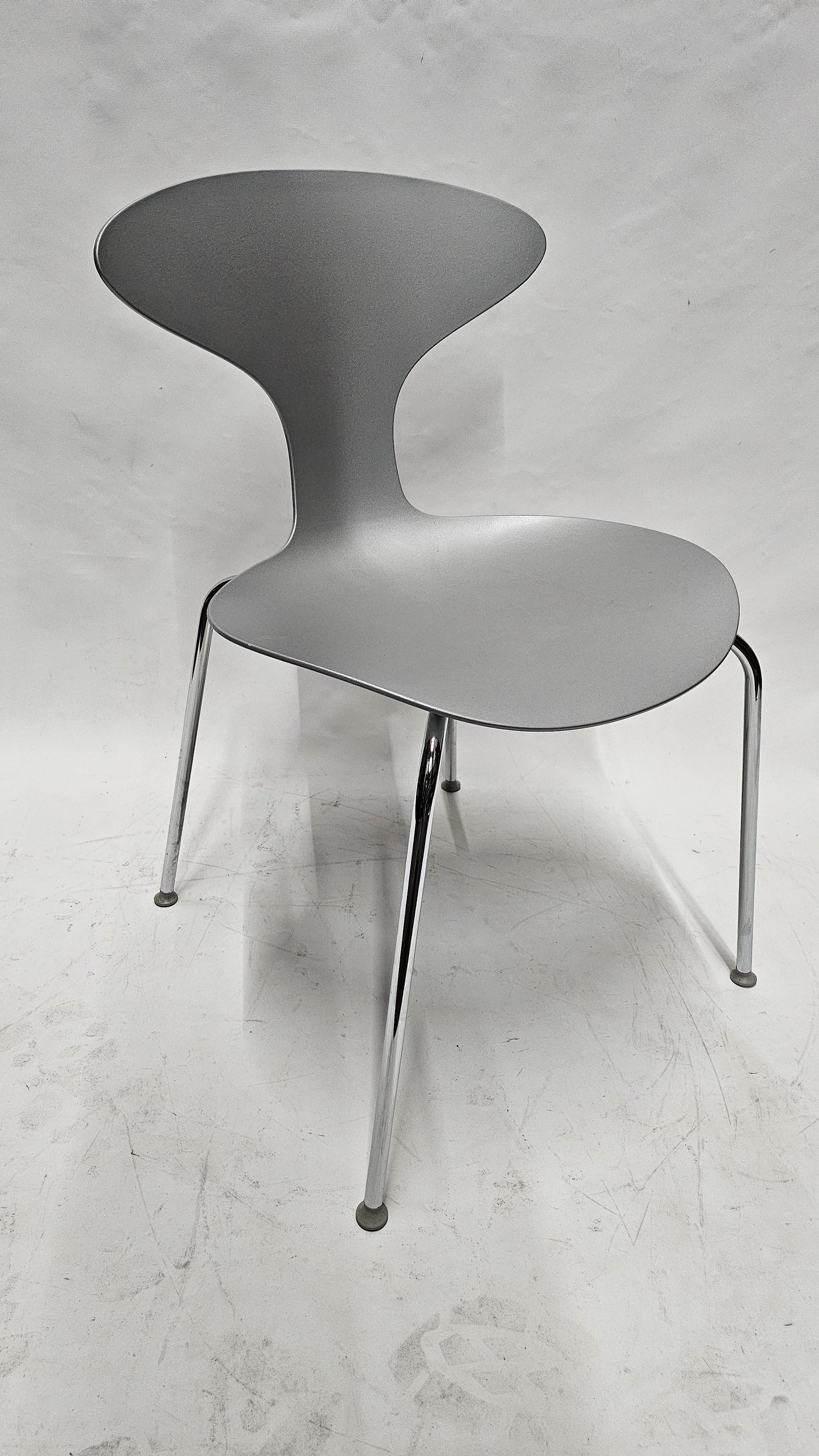 Bernhardt Design Orbit Chair in Silver