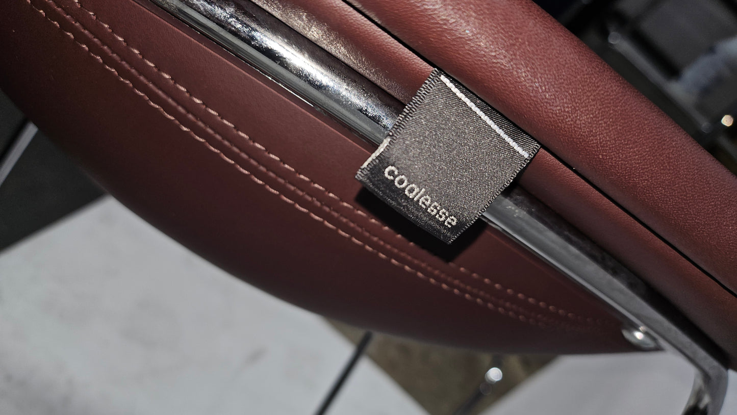 Coalesse Last Minute Bar Height Stool in Maroon