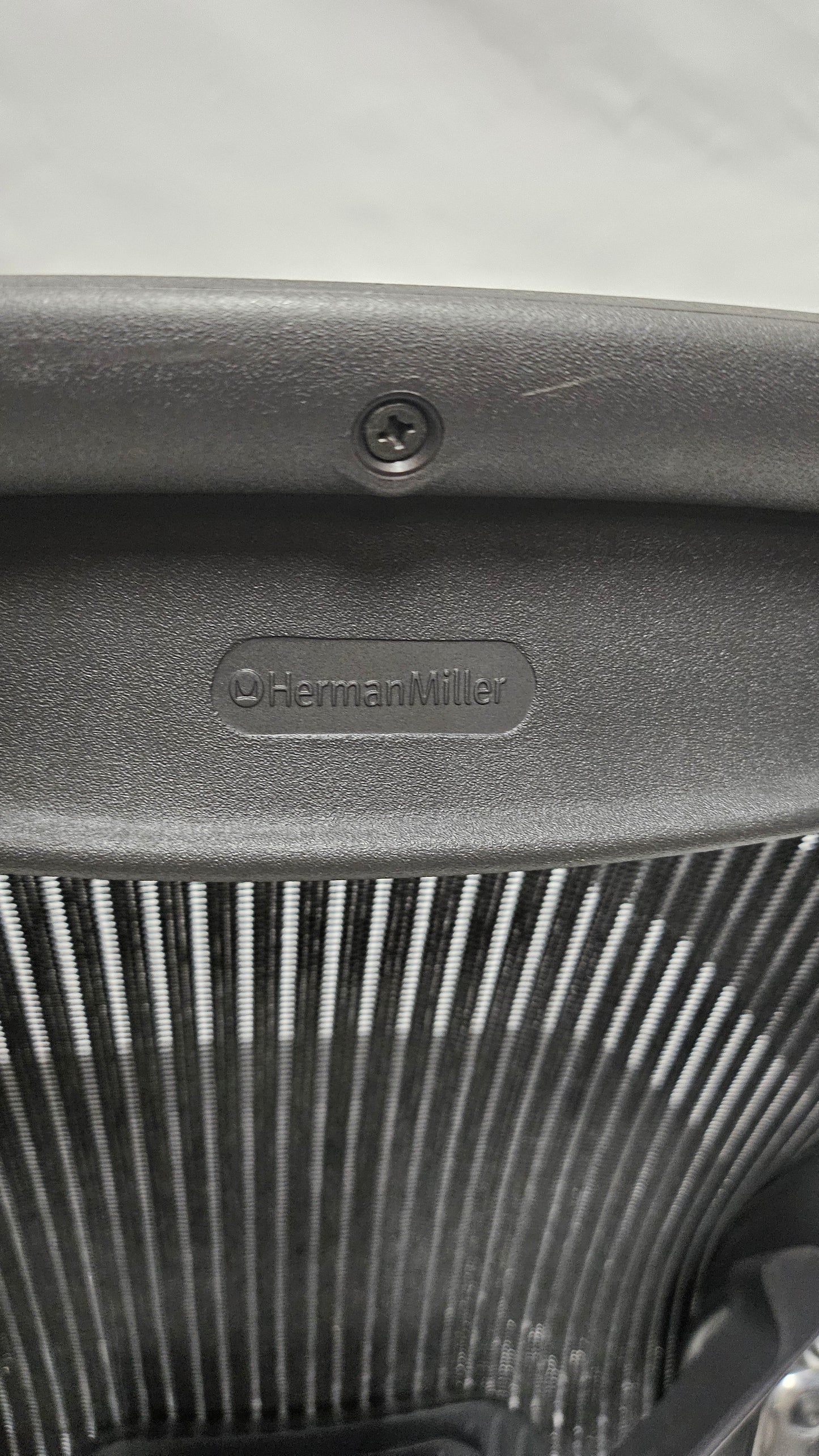 Herman Miller Classic Executive Aeron Chair with Polished Aluminum Frame and Base, Size B, with PostureFit