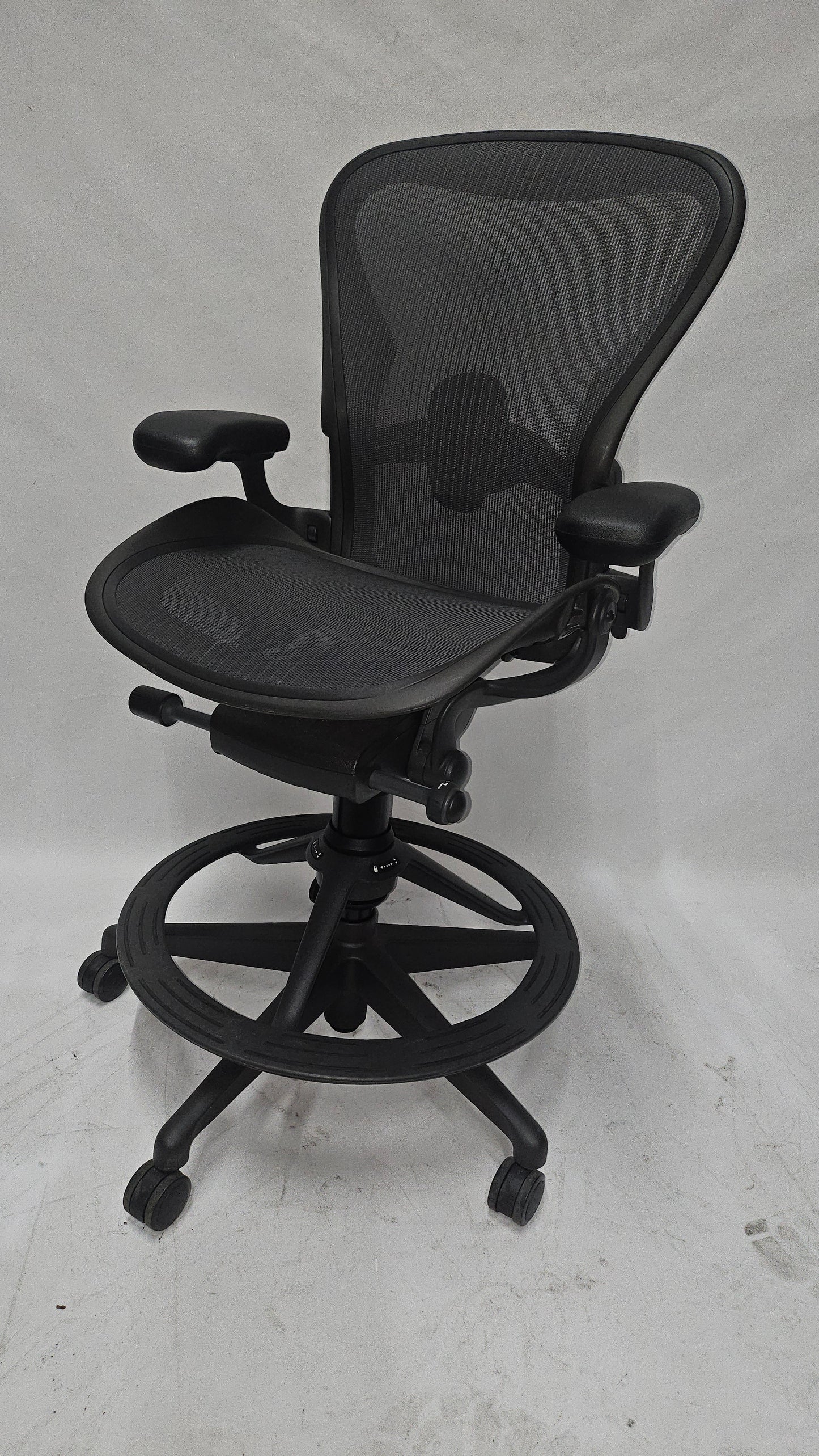 Herman Miller Remastered Aeron Drafting Stool, Size B