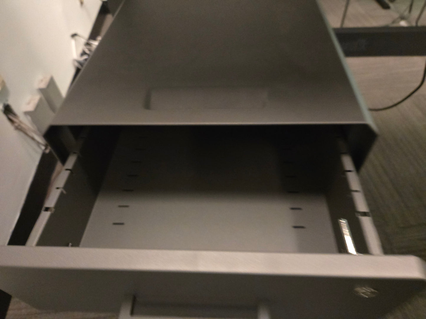 VariDesk Mobile File Cabinet in Grey