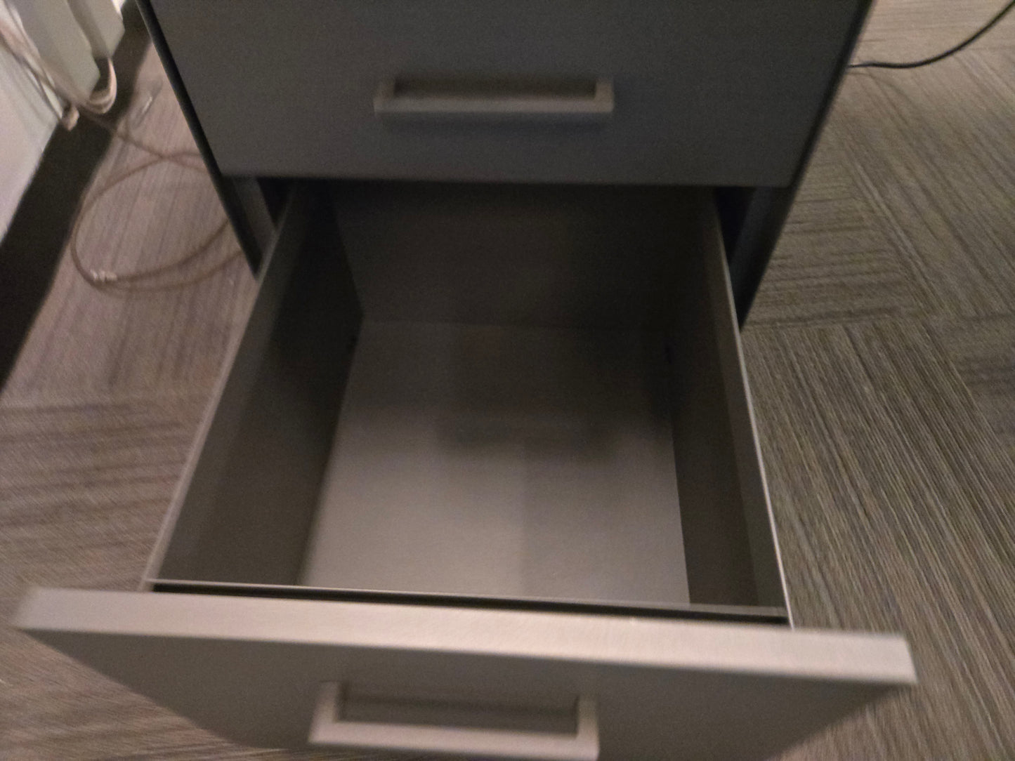 VariDesk Mobile File Cabinet in Grey