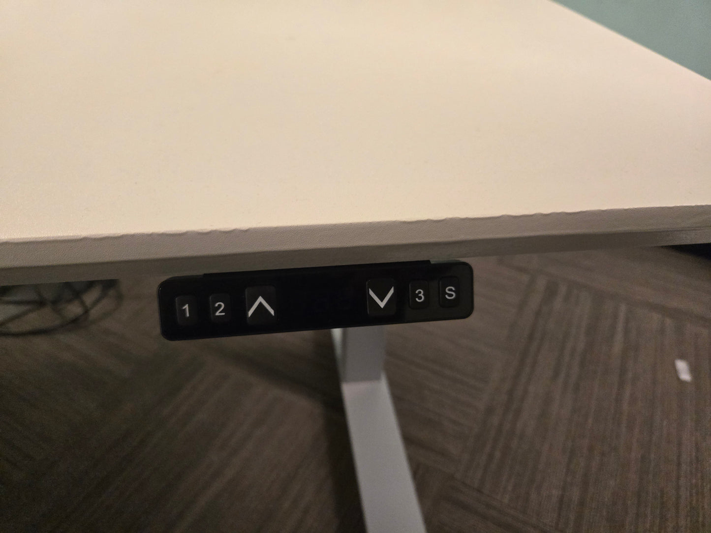 Varidesk 5-ft (60x30-in) Electric Height Adjustable Standing Desk in White with Mobile Pedestal File Cabinet