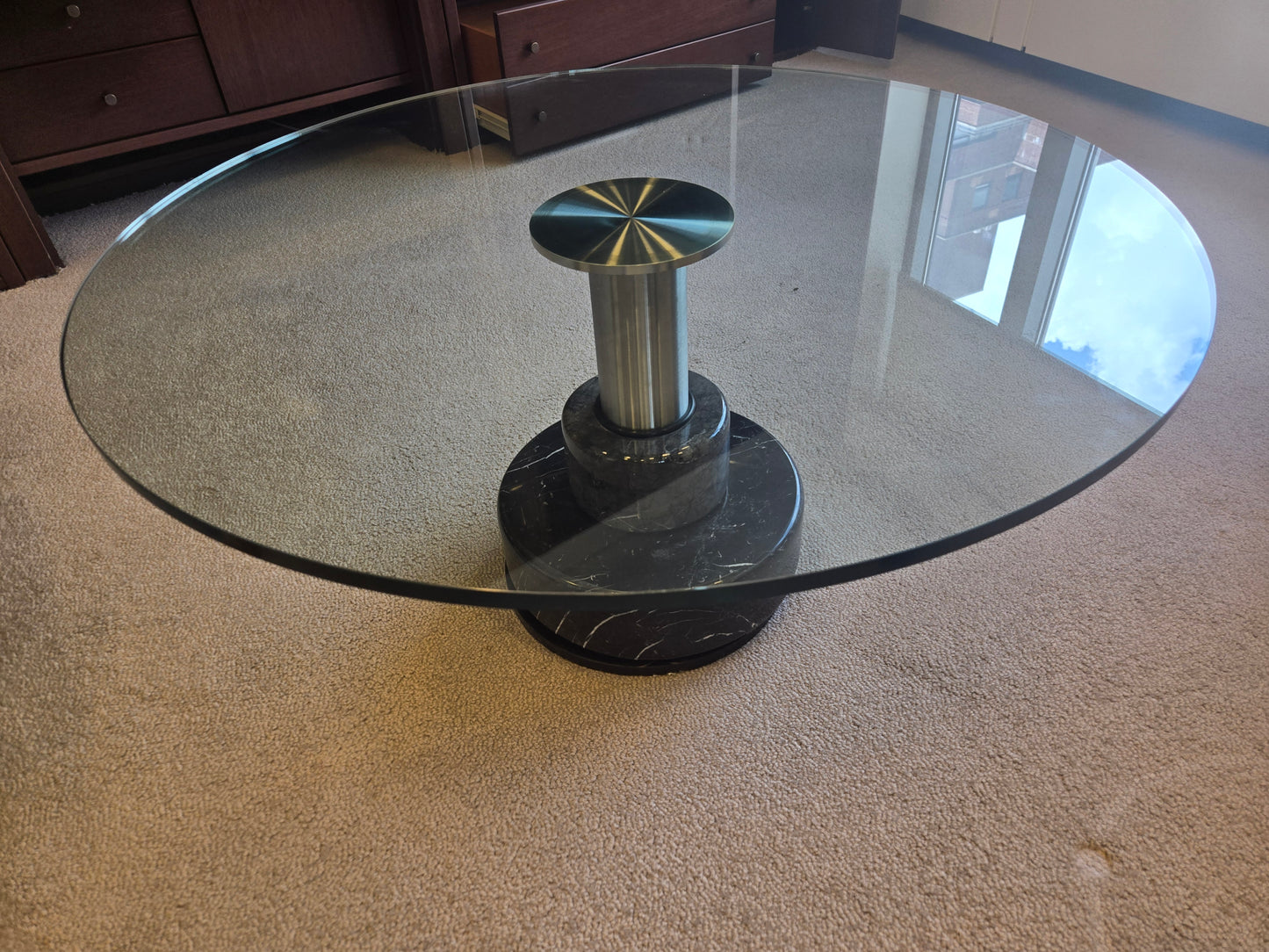 Acerbis Menhir Glass Coffee Table