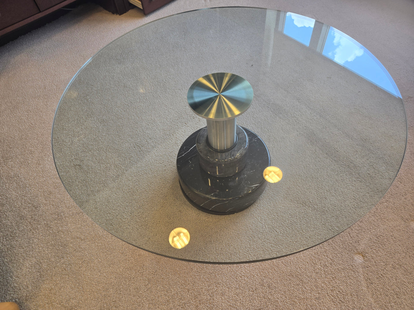 Acerbis Menhir Glass Coffee Table
