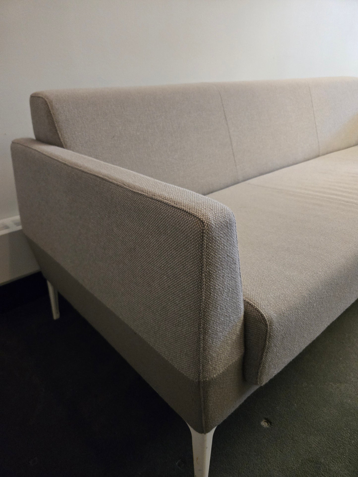 Coalesse Visalia Sofa in Grey + 2 Lounge Chairs