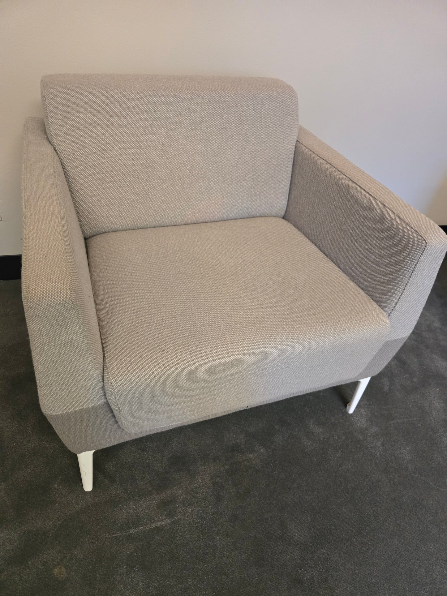 Coalesse Visalia Sofa in Grey + 2 Lounge Chairs