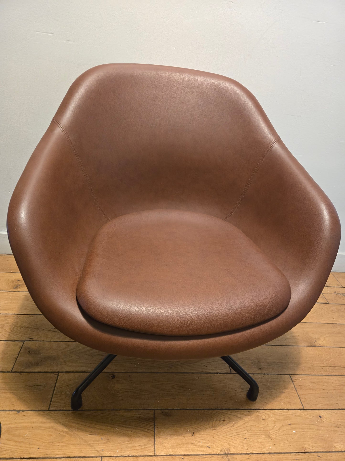 HAY About A Lounge Chair 81 in Brown Leather, AAL81