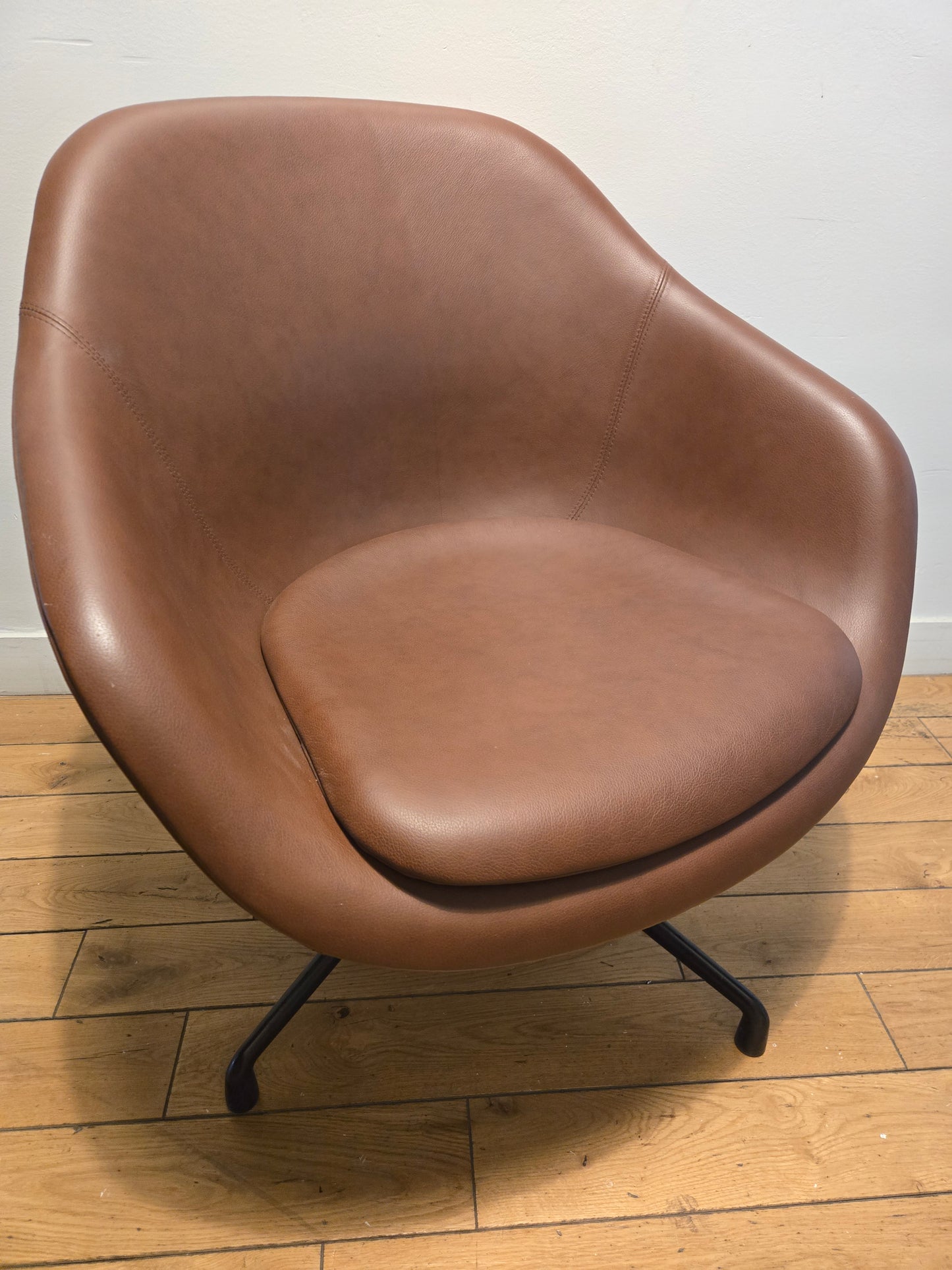 HAY About A Lounge Chair 81 in Brown Leather, AAL81