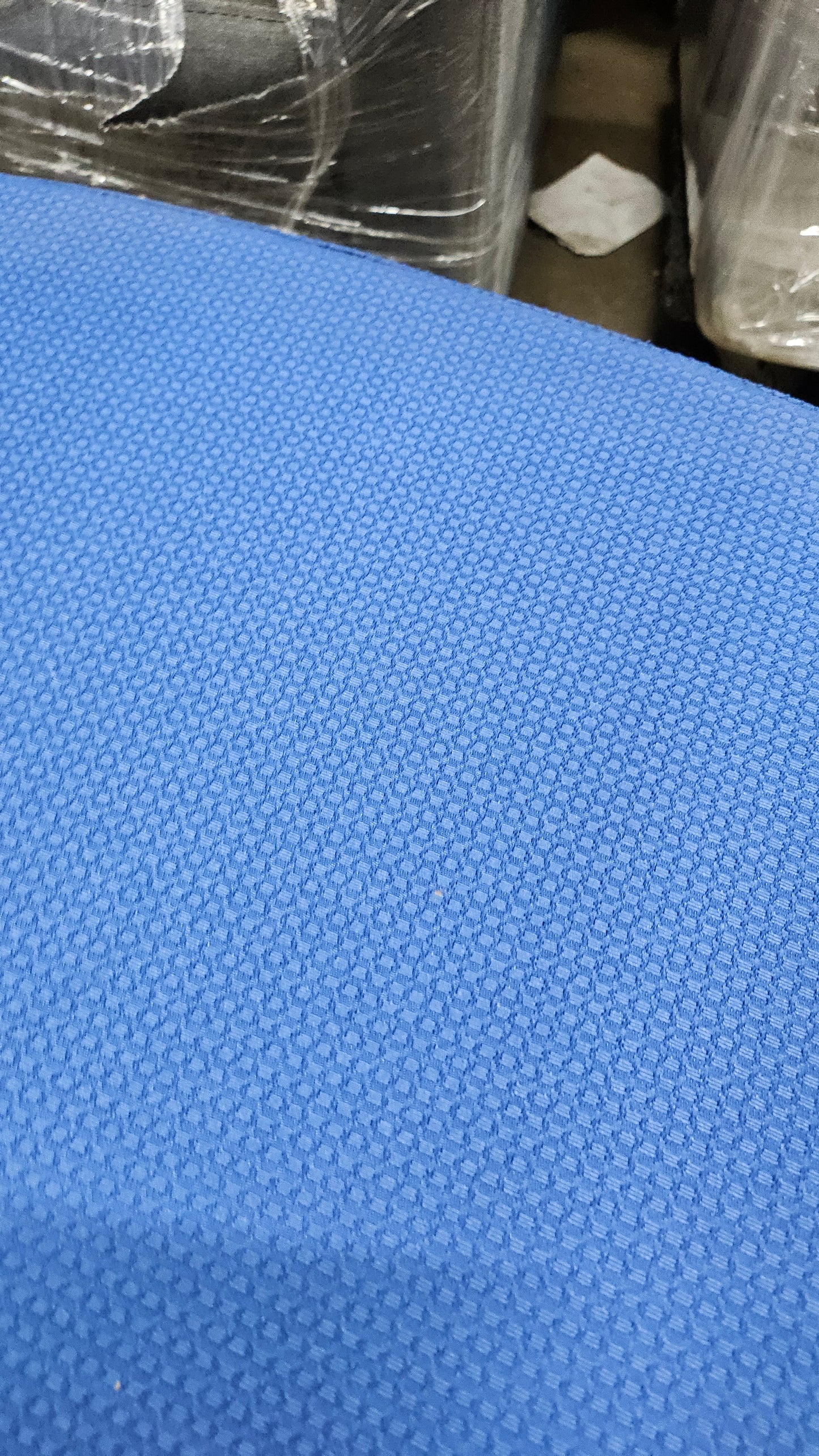 Knoll Moment Stacking Armchair in Blue and Black