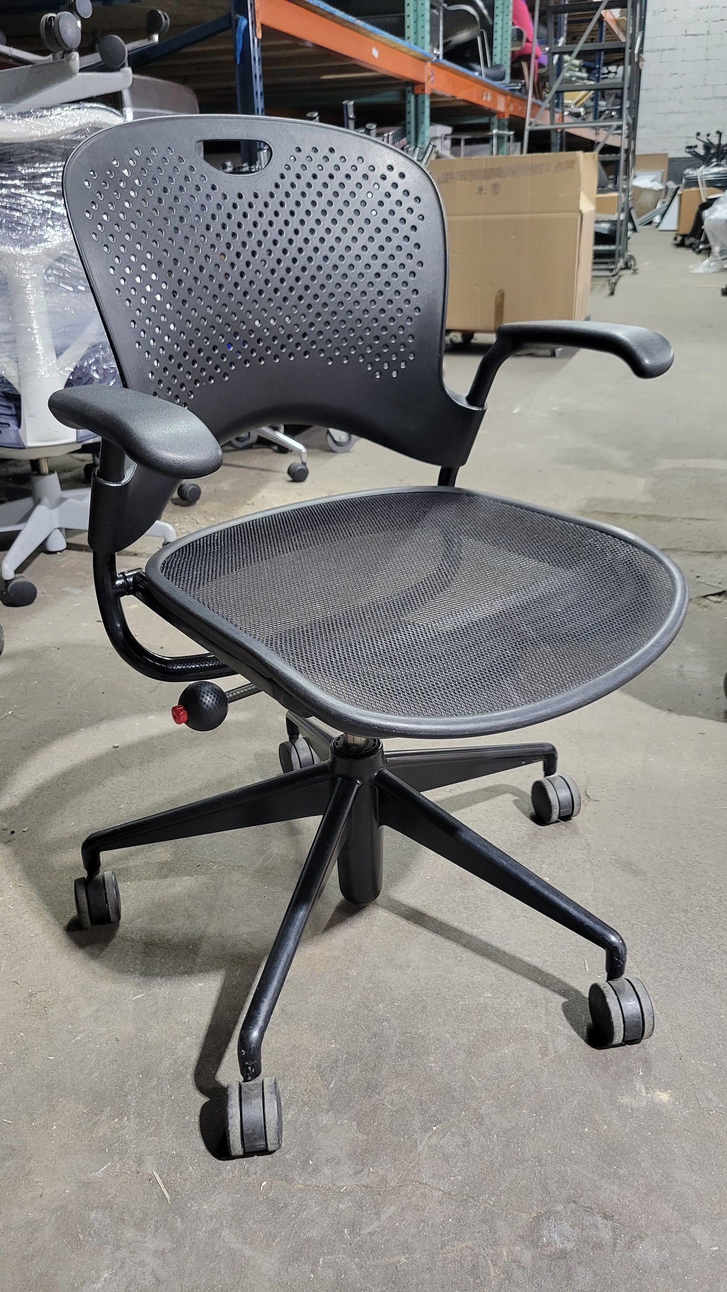 Herman Miller Caper Task Chair with Black Mesh Seat