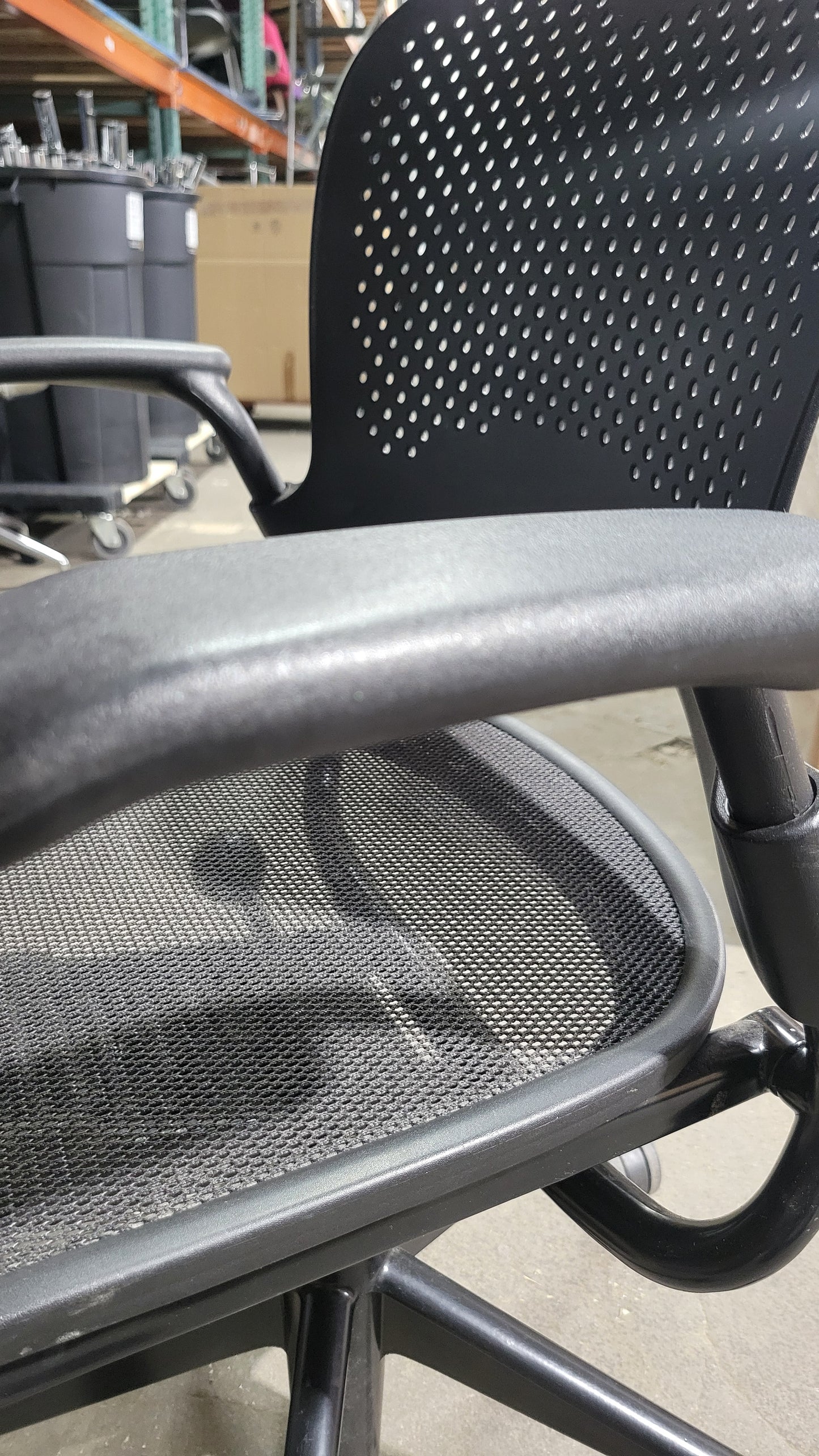 Herman Miller Caper Task Chair with Black Mesh Seat