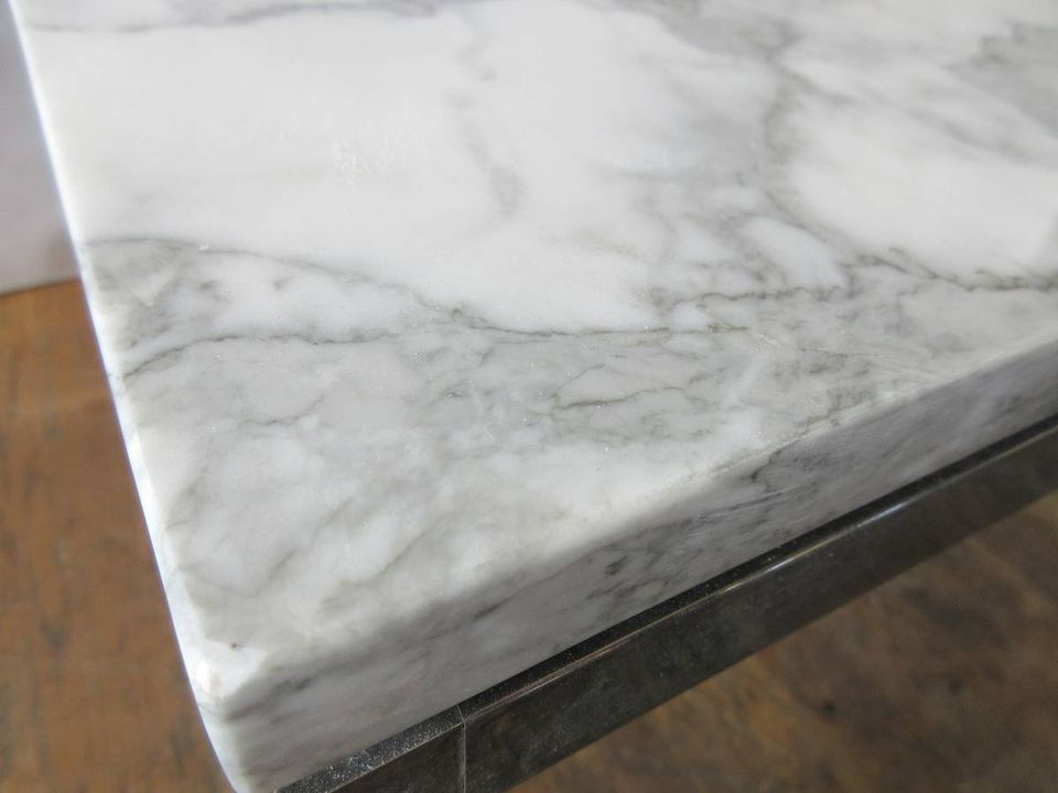 Florence Knoll Coffee Table, 45x22-in, in Marble (Original) - Bygone Icons