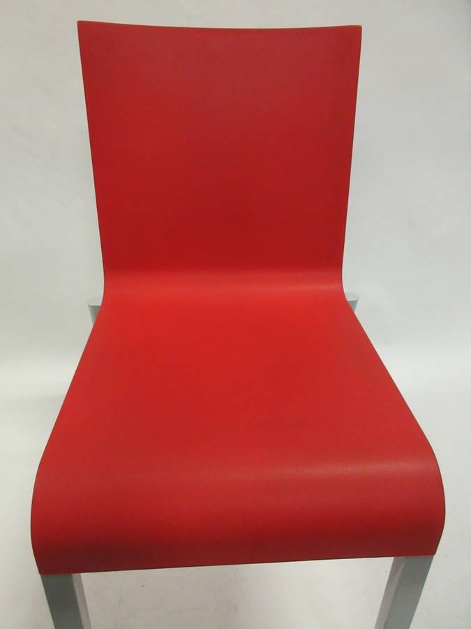 Vitra .03 Stacking Chair in Red