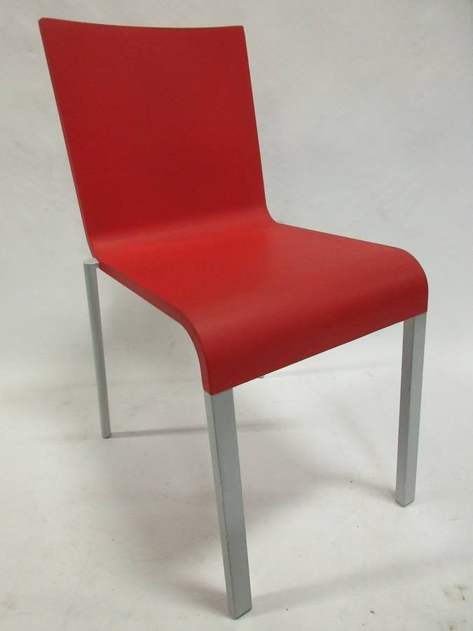 Vitra .03 Stacking Chair in Red