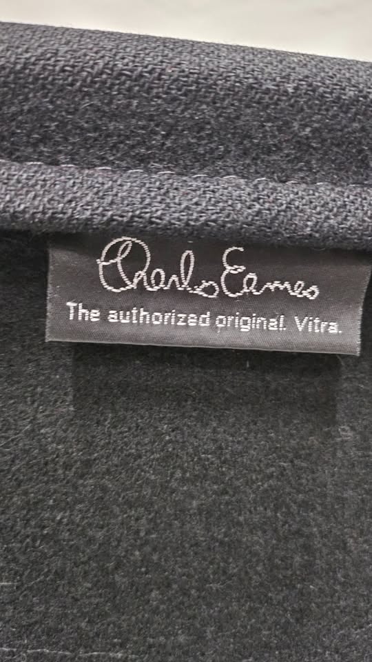 Vitra Eames Executive Soft Pad Chair in Black Fabric with Pneumatic Lift