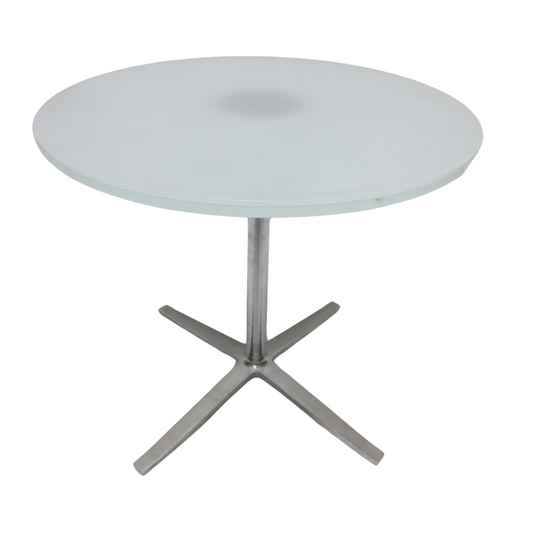 Coalesse Bob 30-in Round Glass Top Coffee Table