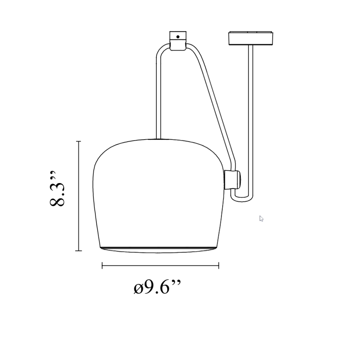 Flos Aim Pendant Lamp in Black (New in Box)