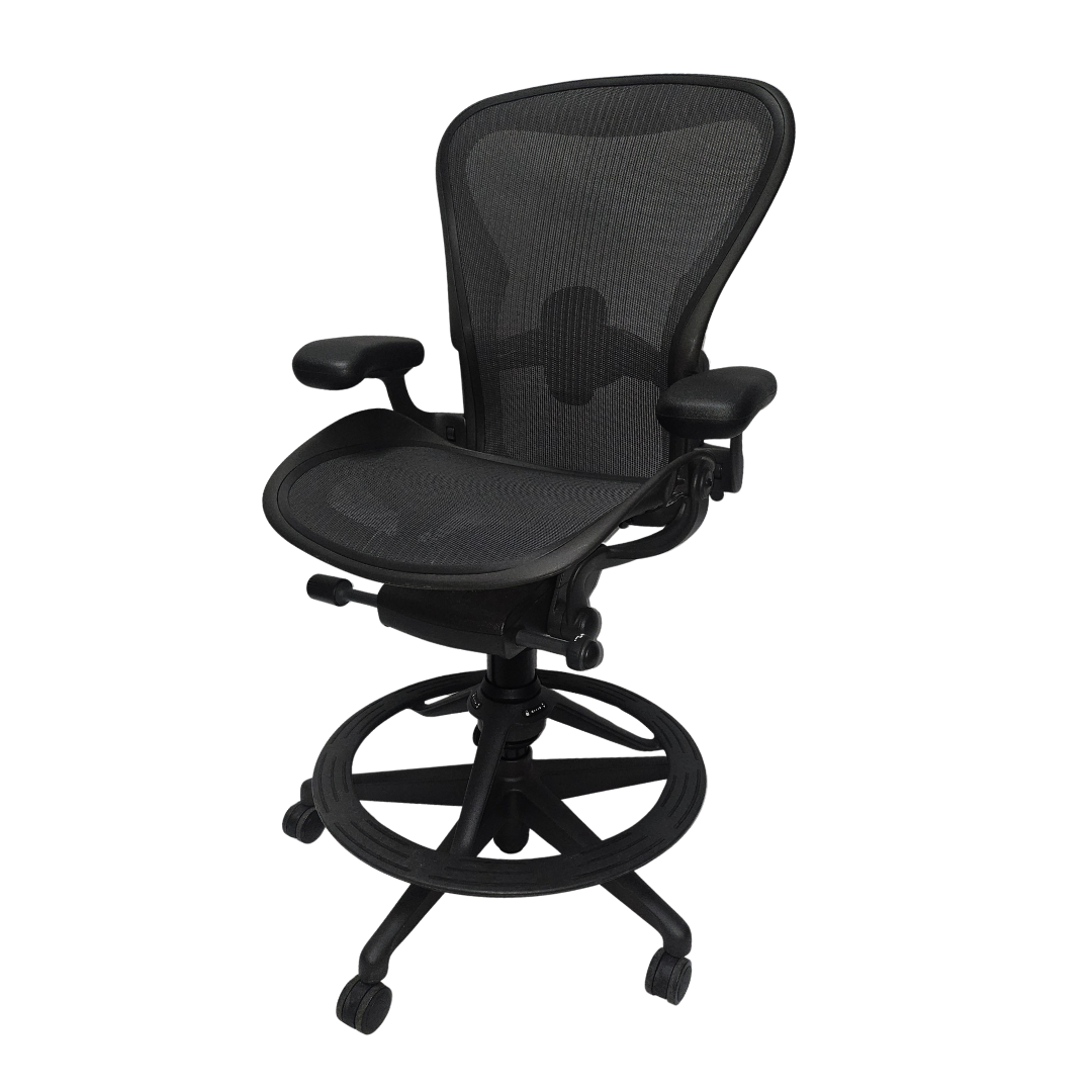 Herman Miller Remastered Aeron Drafting Stool, Size B