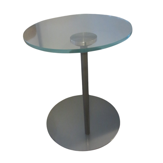 Coalesse Await Glass Side Table