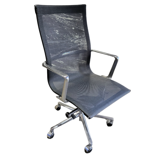 ICF Una Executive Chair in Black Mesh (New)