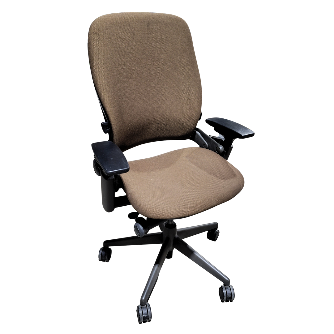 Steelcase Leap V2 Chair in Brown Fabric – Bygone Icons
