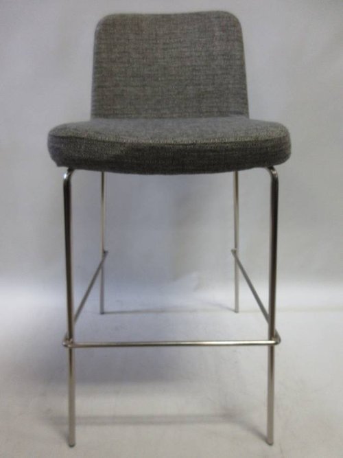 CB2 Charlie Barstool in Grey - Bygone Icons