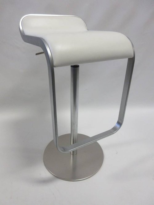 Lapalma LEM Adjustable Stool in White - Bygone Icons